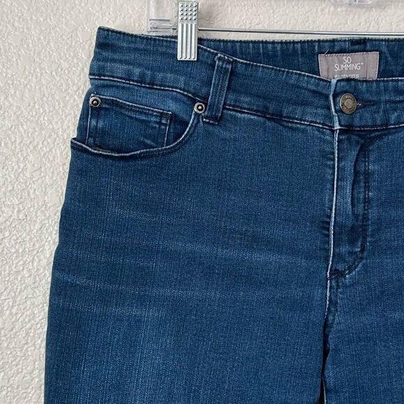 Chico’s So Slimming Blue Denim Ankle Jeans - Picture 4 of 13